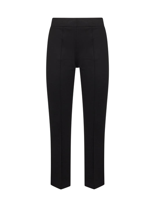 Onyx Stretch Jersey Trumpet Trousers