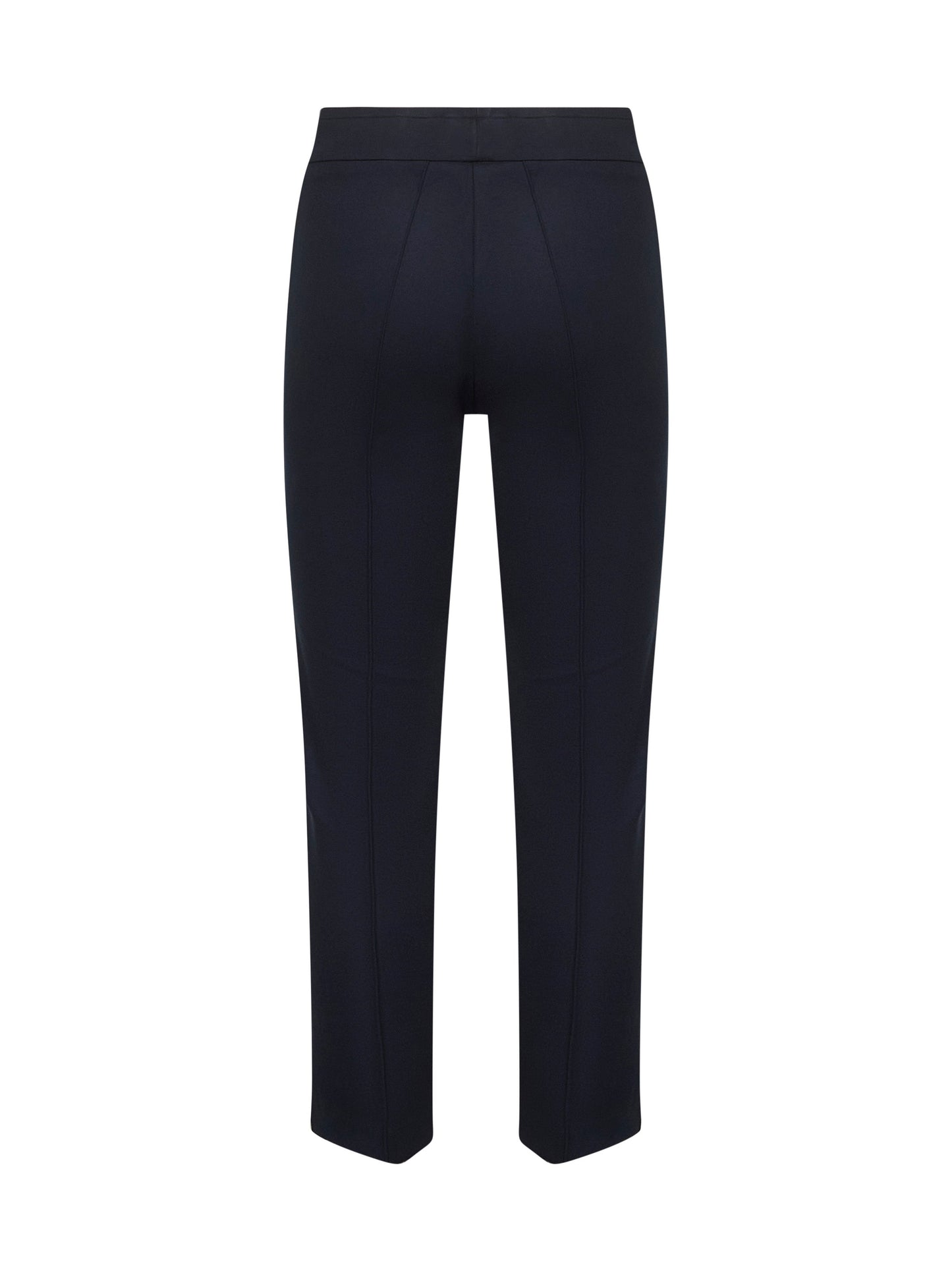 Blue Stretch Jersey Trumpet Trousers
