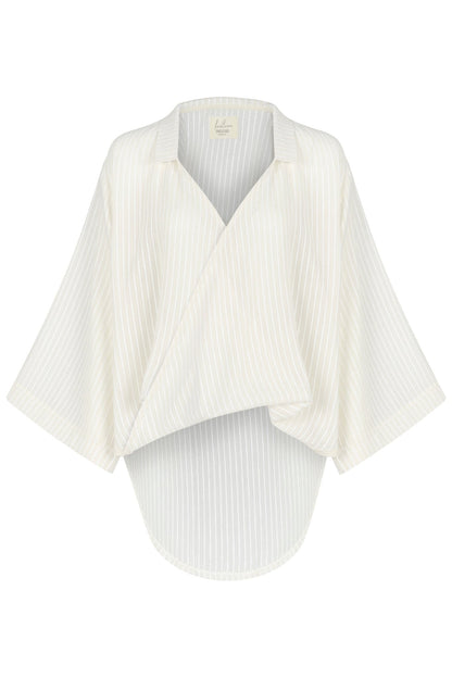 Sade Top - White Stripes