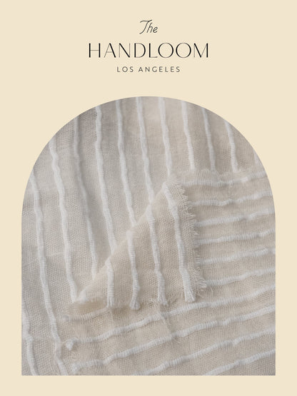 Yaz Dress - White Stripes
