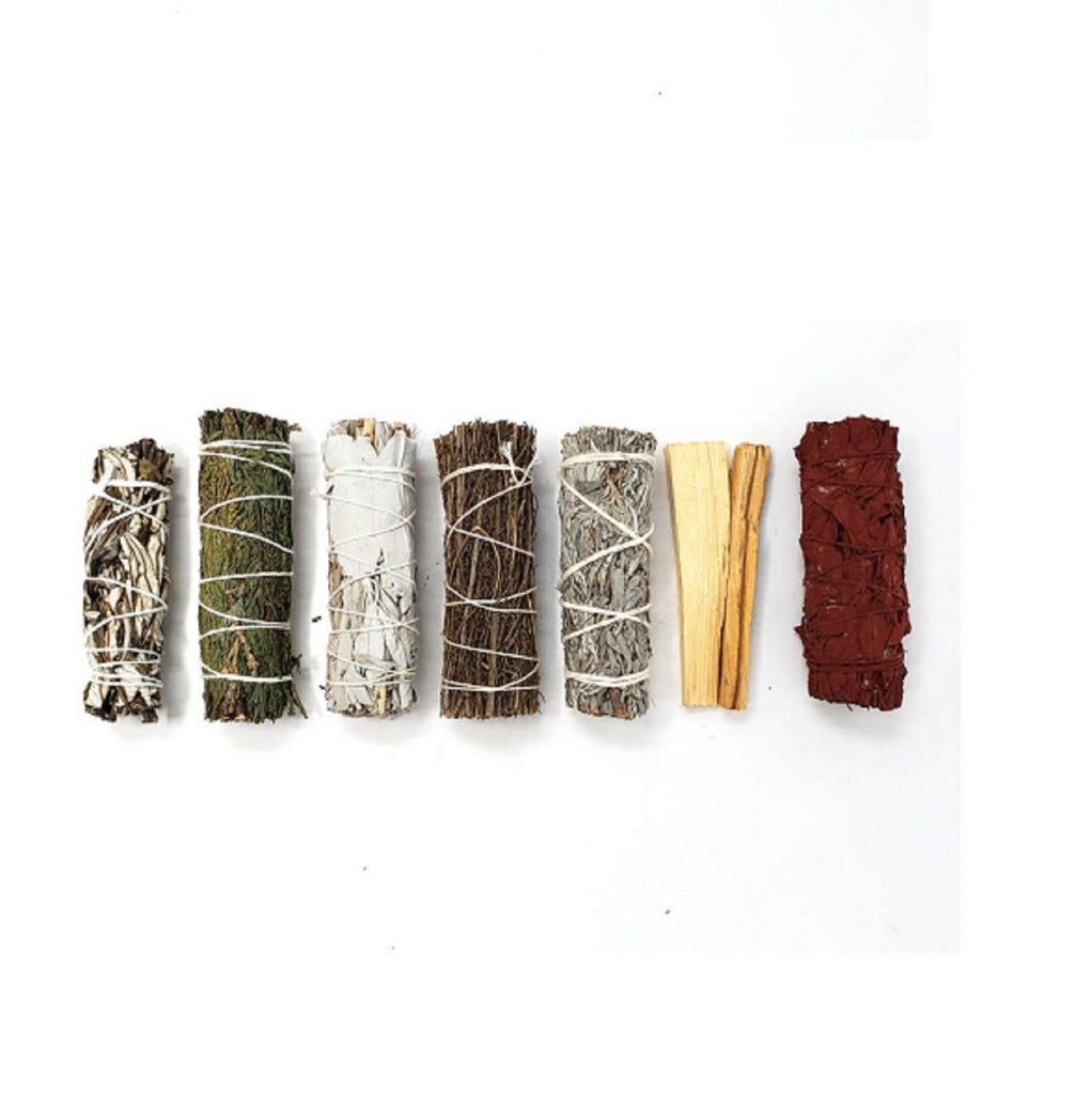 Holiday Gift Pack - Smudging Sampler (Pack of 7)  4" by OMSutra - Ladiesse