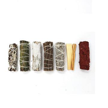 Holiday Gift Pack - Smudging Sampler (Pack of 7)  4" by OMSutra - Ladiesse