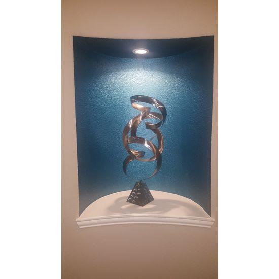 Infinite Path Metal Sculpture Original Artwork by Peterson Housewares & Artwares - Ladiesse