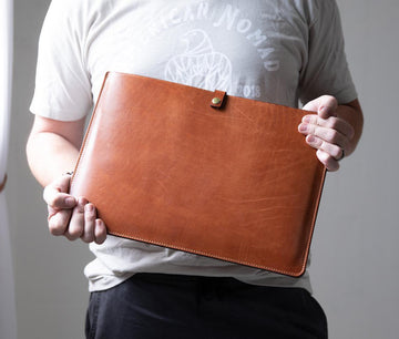 Leather Laptop Sleeve by Lifetime Leather Co - Ladiesse