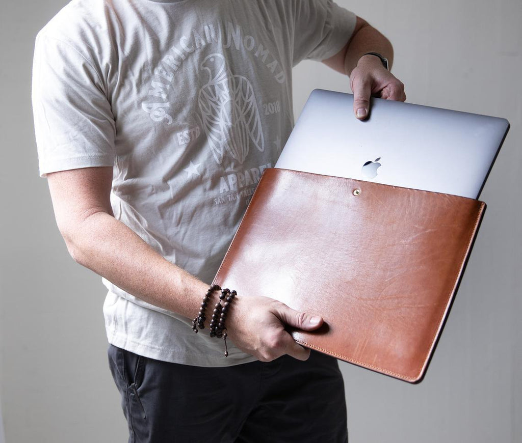 Leather Laptop Sleeve by Lifetime Leather Co - Ladiesse