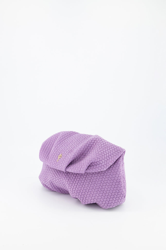 Leda Braid Handbag Purple - Ladiesse