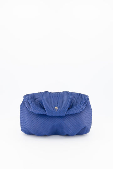 Leda Snake Handbag Blue - Ladiesse