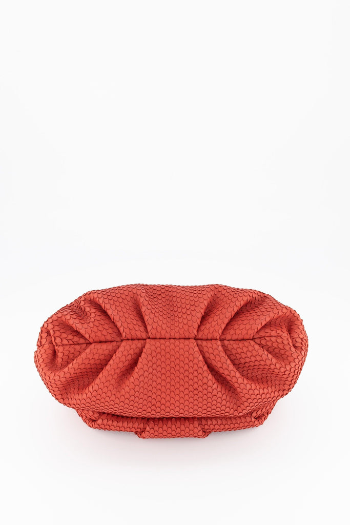 Leda Snake Handbag Red - Ladiesse