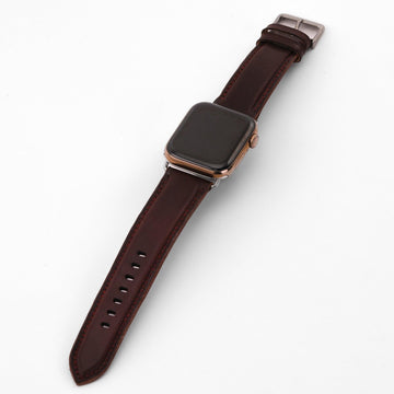 Luxury Apple Band - Cordovan by Lifetime Leather Co - Ladiesse