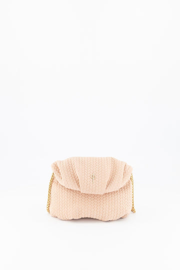 Mini Leda Braid Handbag Pink - Ladiesse