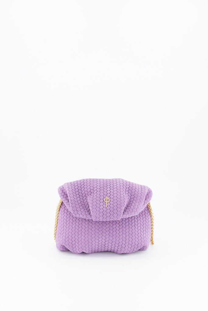 Mini Leda Braid Handbag Purple - Ladiesse