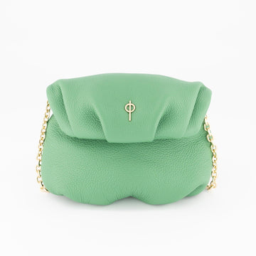 Mini Leda Floater Handbag Green - Ladiesse