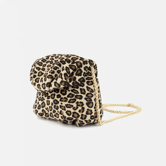 Mini Leda Handbag Leopard Tan - Ladiesse