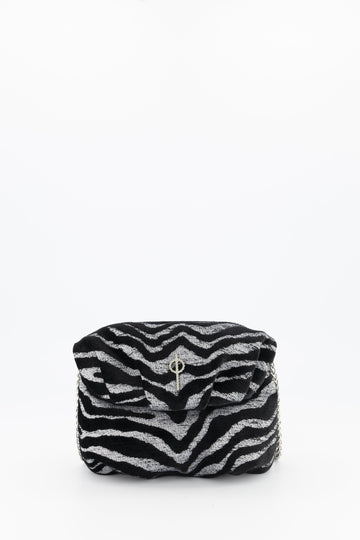 Mini Leda Handbag Zebra Black - Ladiesse