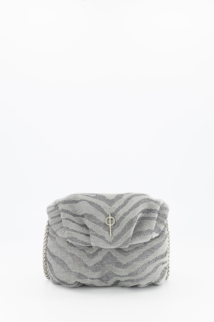 Mini Leda Handbag Zebra Grey - Ladiesse