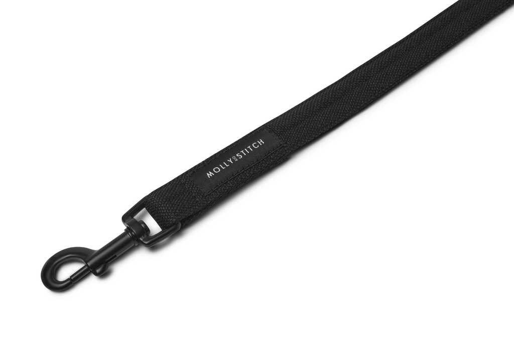 Soft Rock Adjustable Leash - Black by Molly And Stitch US - Ladiesse