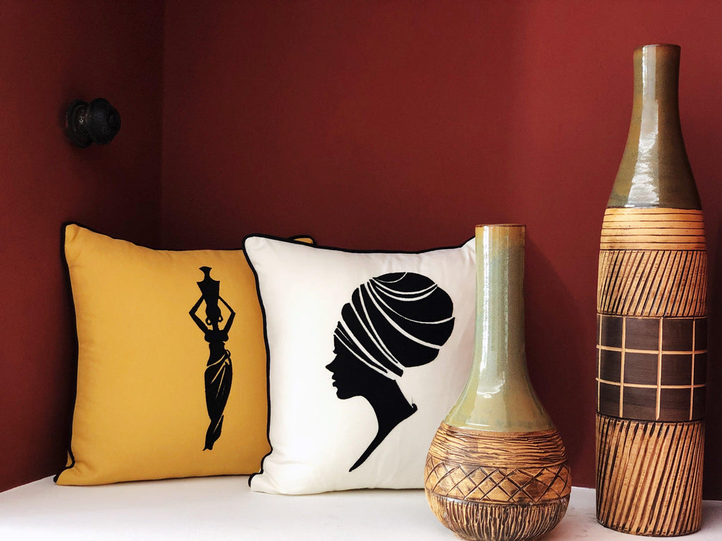 The African Throw Pillow - Ladiesse