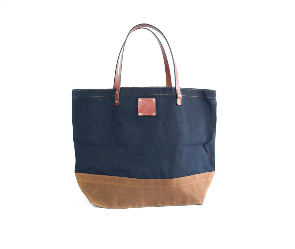 The Craft Tote Bag Navy T./ Nutmeg B. by Sturdy Brothers - Ladiesse