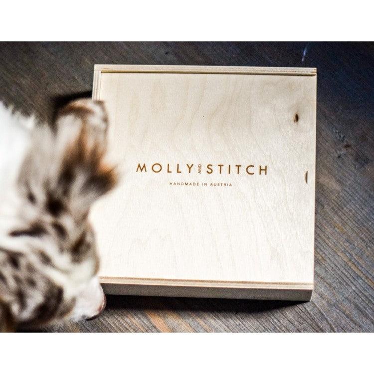 Touch of Leather Dog Leash - Navy by Molly And Stitch US - Ladiesse
